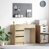 Desk with Drawer Sonoma Oak 90 x 37.5 x 75 cm Engineered Wood 869492