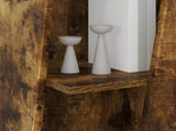 Side Shelf Smoked Oak 33 x 32 x 100.5 cm Engineered Wood 892422