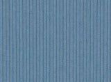 Sofa Set 2 pcs Blue Corduroy Fabric 3433263