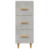 Sideboard Concrete Grey 34.5x34x90 cm Engineered Wood 812343