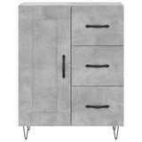 Highboard Concrete Grey 69.5x34x180 cm Engineered Wood 3200037