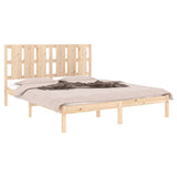 Bed Frame without Mattress Pine 160x200 cm Solid Wood 3105610