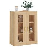 Wall Mounted Cabinet Sonoma Oak 69.5x34x90 cm 828463