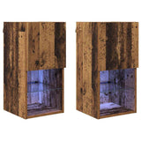 Wall-mounted TV Cabinets 2 pcs Old Wood 30.5 x 30 x 60 cm 882943