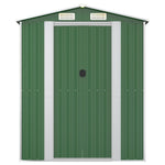 Garden Shed Green 192x274x223 cm Galvanised Steel 3147428