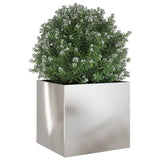 Planter Silver 32x30x29 cm Stainless Steel 841543