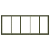 Planter Olive Green 200x80x40 cm Steel 860755
