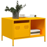 Coffee Table Mustard Yellow 68.5x50x43.5 cm Cold-rolled Steel 851283