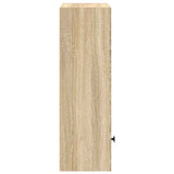 Bookcase Sonoma Oak 31x24x77 cm Engineered Wood 860330