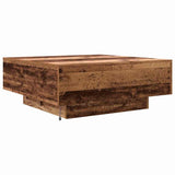 Coffee Table Old Wood and Blue 80 x 80 x 31 cm Engineered Wood 863000