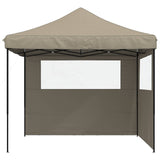 Party Tent Folding Taupe 292 x 292 x 315 cm Oxford Fabric 42023557
