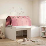 Bed with Tunnel 4 pcs Artisian Oak and Pink Engineered Wood 3423692