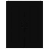Hanging Wall Cabinet Black 69.5x32.5x90 cm 812304