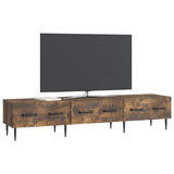 TV Cabinet Smoked Oak 147 x 34.5 x 30 cm Engineered Wood 894940