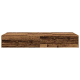 Storage Bed Frame Old Wood 90 x 190 cm Engineered Wood 3335411