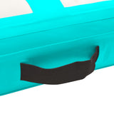 Inflatable Gymnastics Mat with Pump 60x100x10 cm PVC Green 92651