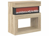 Electric Fireplace Sonoma 64 x 30 x 87 cm Engineered wood 8021105