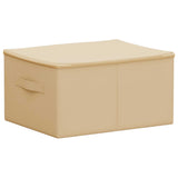 Storage Box 24 pcs Cream 43 x 34 x 23 cm Non-woven fabric 42024602