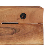 Coat Rack with Shelf Brown 73 x 19 x 23 cm Solid Acacia wood 4102746