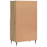 Highboard Artisian Oak 60x36x110 cm Engineered Wood 857459