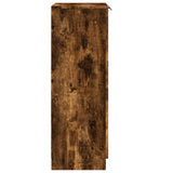Shoe Cabinet Smoked Oak 59x35x100 cm Engineered Wood 817108