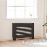 Radiator Cover Black 112x19x81.5 cm MDF 288183