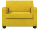 Armchair Yellow Velvet 42043419