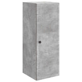 Wall-Mounted Cabinet Concrete Grey 33 x 34.5 x 90 cm 897908