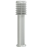 Outdoor Floor Lamp with Outlet Silver 60 cm Stainless Steel 4006373