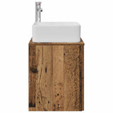 Wall-Mounted Sink Vanity Old Wood 53 x 34.5 x 63 cm 890292