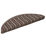 Self-adhesive Stair Mats 15 pcs Brown 56 x 17 x 3 cm 42011440