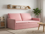 2 Seater Sofa Pink 130 x 81 x 82 cm Velvet 42041058