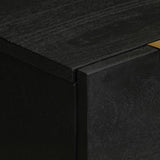 Sideboards 2 pcs Black 60x33x75 cm Engineered Wood 3309992