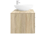 Bathroom Furniture Set 2 pcs Sonoma Oak Engineered Wood 3403994