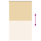Roller blind blackout 124.4x175 cm Fabric Width 120 cm beige 240125