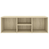 Shoe Storage Bench Sonoma Oak 105x35x35 cm Engineered Wood 804466