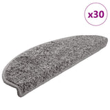 Stair Mats 30 pcs 65x21x4 cm Grey Half Round Large 3365812