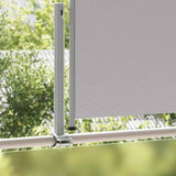 Patio Retractable Side Awning 120 x 300 cm Grey 45189