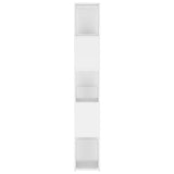 Book Cabinet Room Divider White 100x24x155 cm Engineered Wood 809197