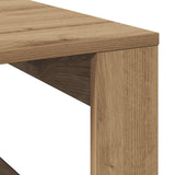 Coffee Table Artisan Oak 100x100x35 cm Engineered Wood 856691