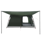Family Tent Army Green 500 x 400 x 230 cm Polyester and Steel 42028504