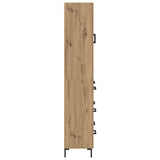 Highboard 2 pcs Artisan Oak 69.5 x 34 x 180 cm Engineered Wood 3415925