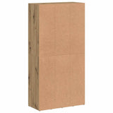 Book Cabinet Artisan Oak 66x30x130 cm Engineered Wood 855779