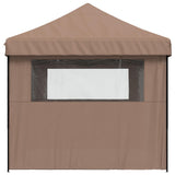 Party Tent Folding Brown 292 x 580 x 315 cm Oxford Fabric 42023658