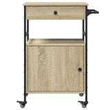Kitchen Trolley Sonoma Oak 56x43x89.5 cm Engineered Wood 842392