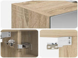 Bathroom Mirror Cabinet with Shelf Sonoma Oak 60 x 14.5 x 70 cm 889065