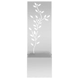 Garden Privacy Screen Silver 50 x 32 x 150 cm Galvanised steel 876481