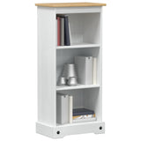 Bookcase White 46 x 29 x 100 cm Solid Pine Wood 42024946