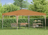 Pop-up Party Tent 288 x 288 x 245 cm Beige Oxford Fabric 42019749