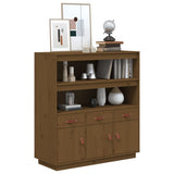 Highboard Honey Brown 100x40x108.5 cm Solid Wood Pine 820165
